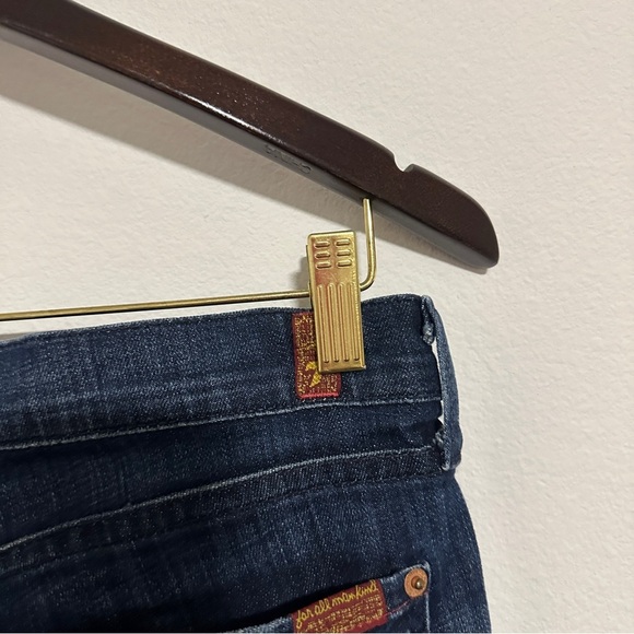 7 For All‎ Mankind Dojo Capri Blue Jeans Womens Size 31 Denim - Picture 10 of 11